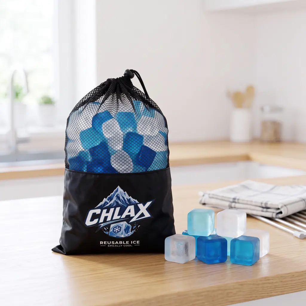 Storing and caring for CHLAX reusable ice cubes